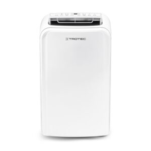 TROTEC Climatiseur mobile connecté PAC 3910 X - 3,9 kW (13 300 BTU), commande par smartphone - 3 en 1 : refroidissement, déshumidification, ventilation, pour pièces jusqu'à 130 m³, télécommandé